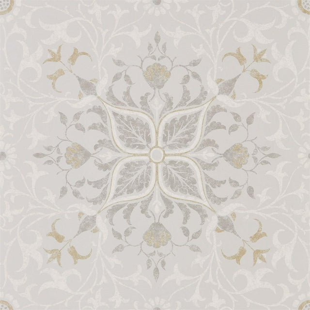 Morris & Co Pure Net Ceiling Stone/Chalk Wallpaper