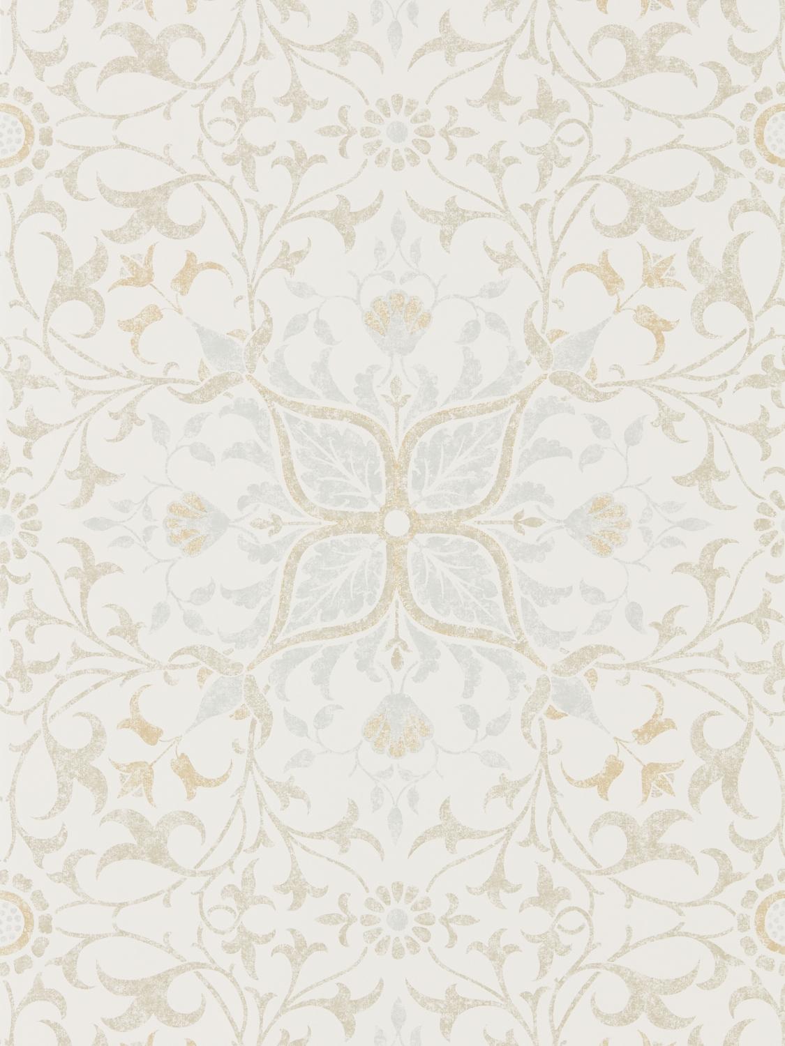 Morris & co Pure Net Ceiling Cream/Eggshell Wallpaper