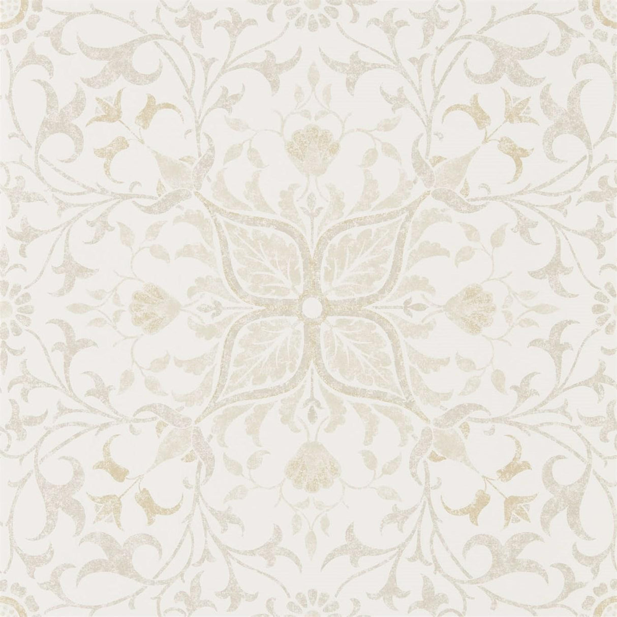 Morris & Co Pure Net Ceiling Ecru/Linen Wallpaper