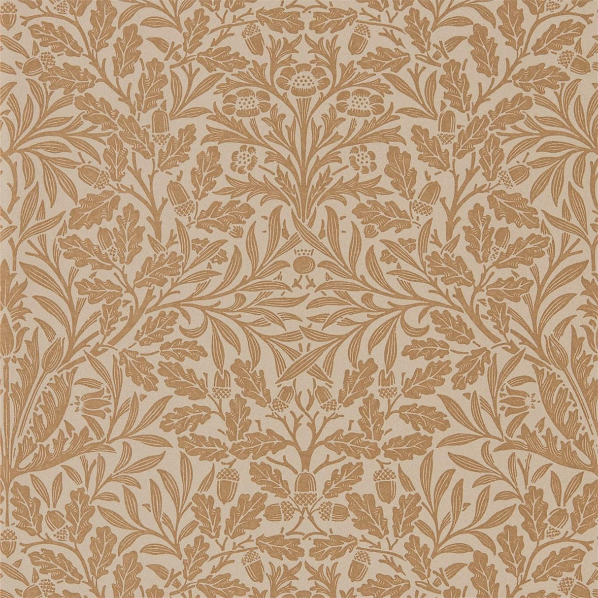 Morris & Co Pure Net Ceiling Gilver/Copper Wallpaper