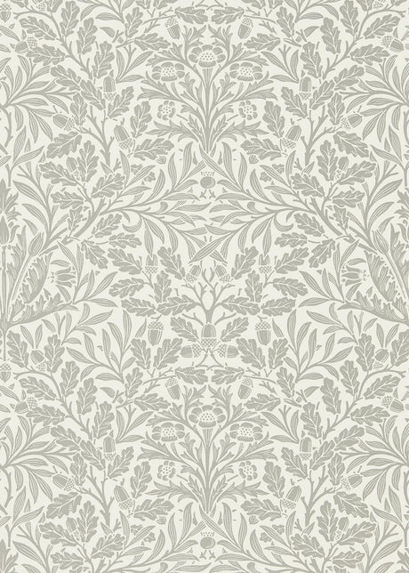 Morris & co Pure Net Ceiling Ecru/Pewter Wallpaper