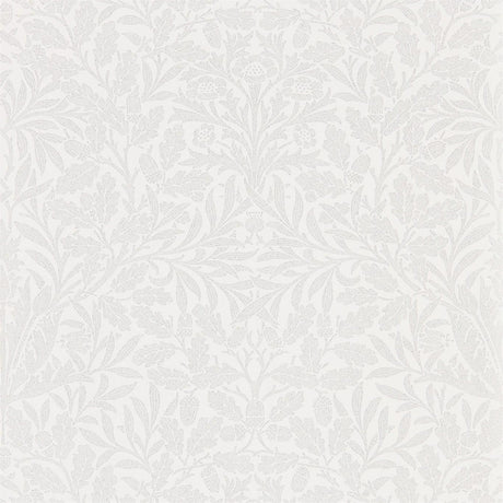 Morris & Co Pure Net Ceiling Chalk/Silver Wallpaper