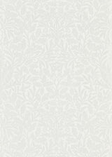 Morris & co Pure Net Ceiling Chalk/Silver Wallpaper