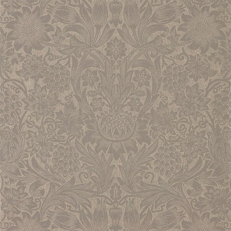 Morris & Co Pure Sunflower Mole/Gold Wallpaper