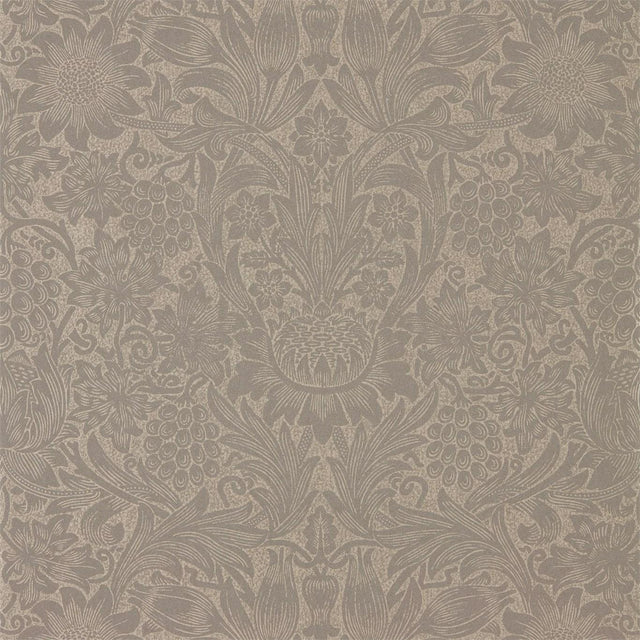 Morris & Co Pure Sunflower Mole/Gold Wallpaper