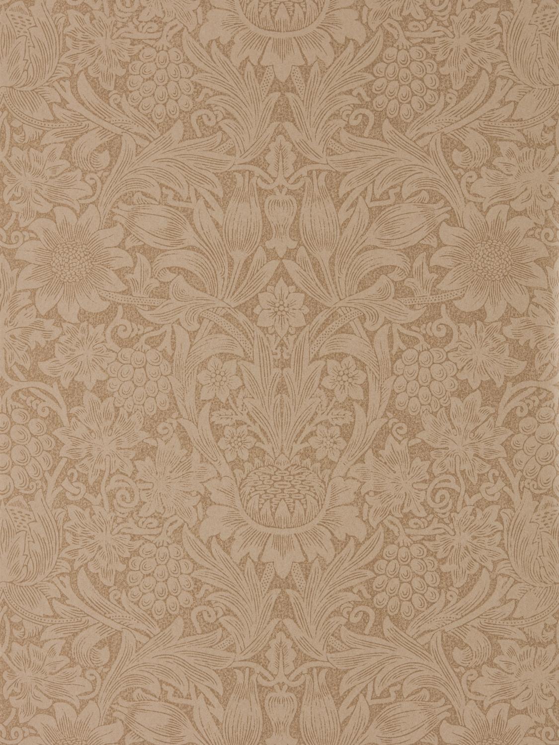 Morris & co Pure Sunflower Copper/Russet Wallpaper