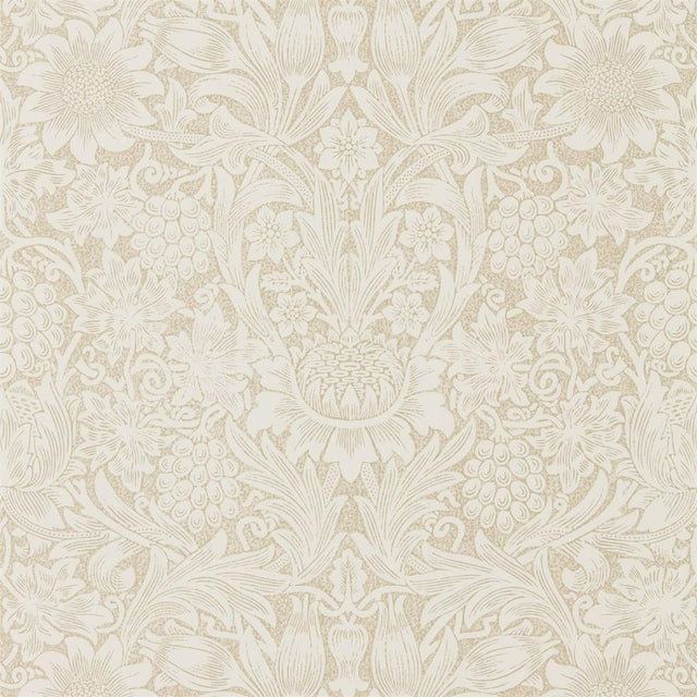Morris & Co Pure Sunflower Parchment/Gold Wallpaper