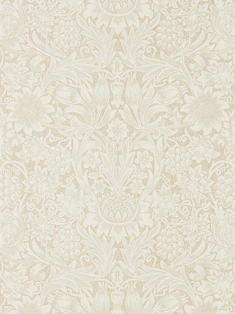 Morris & co Pure Sunflower Parchment/Gold Wallpaper