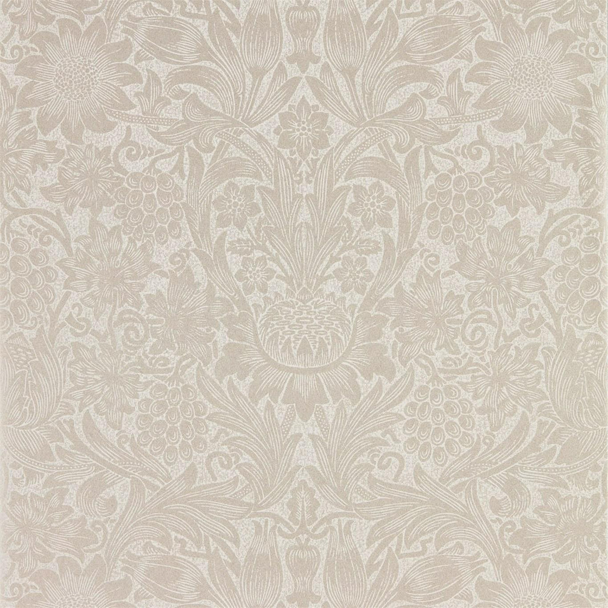 Morris & Co Pure Sunflower Pearl/Ivory Wallpaper