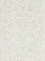 Morris & co Pure Sunflower Chalk/Silver Wallpaper
