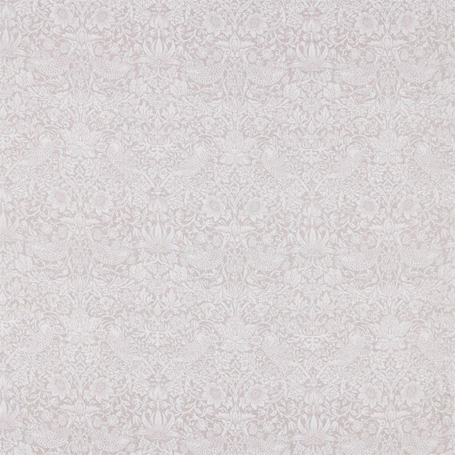 Morris & Co Pure Strawberry Thief Dove Fabric
