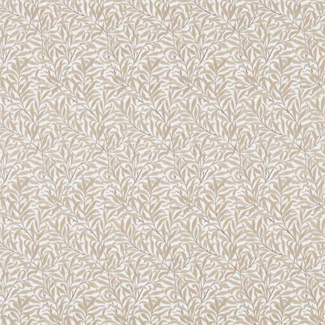 Morris & Co Pure Willow Boughs Embroidery Wheat Fabric