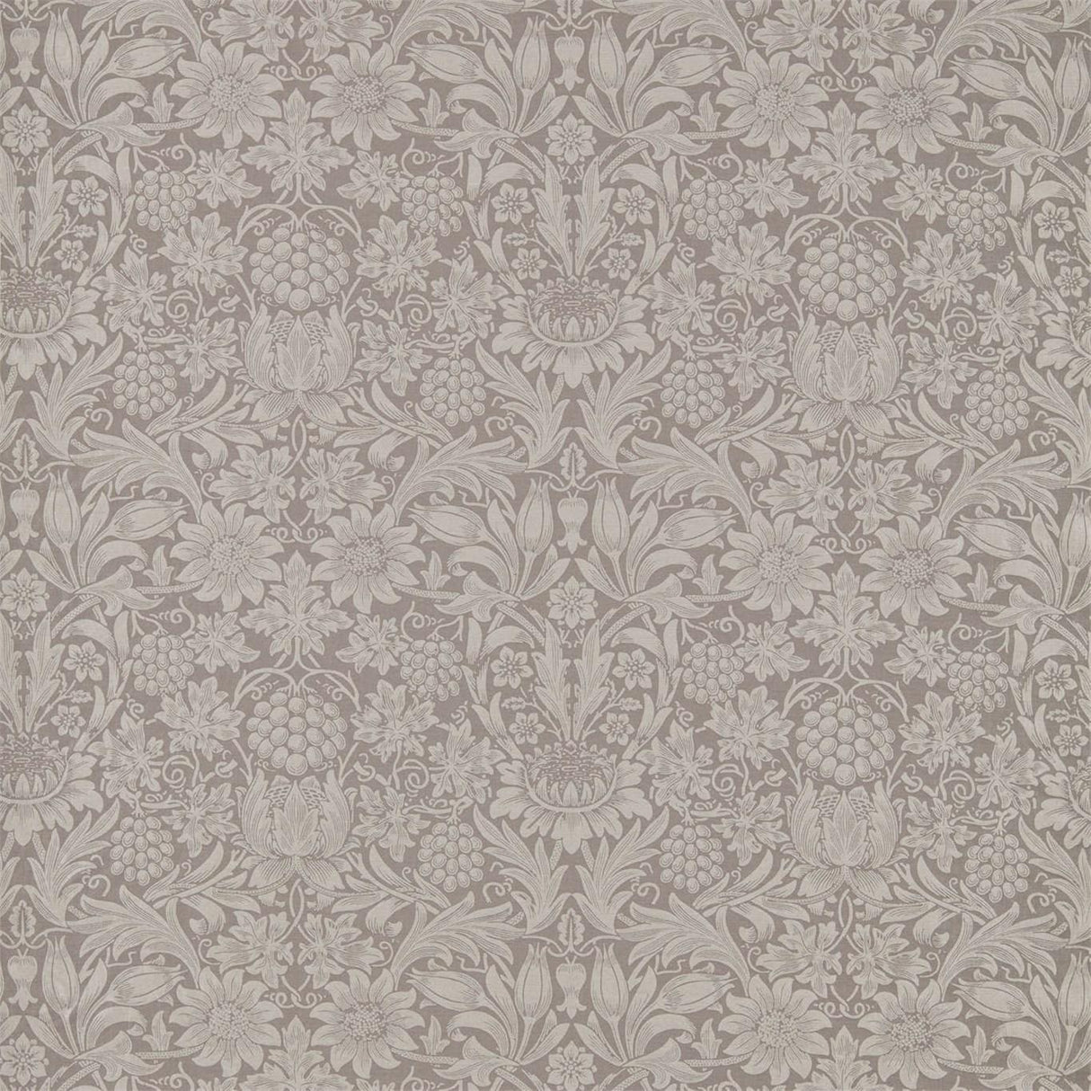 Morris & Co Pure Sunflower Mole Fabric