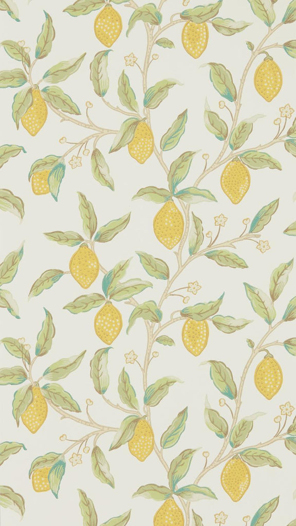 Morris & Co Lemon Tree Bay Leaf Wallpaper