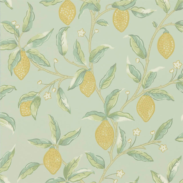 Morris & Co Lemon Tree Sage Wallpaper