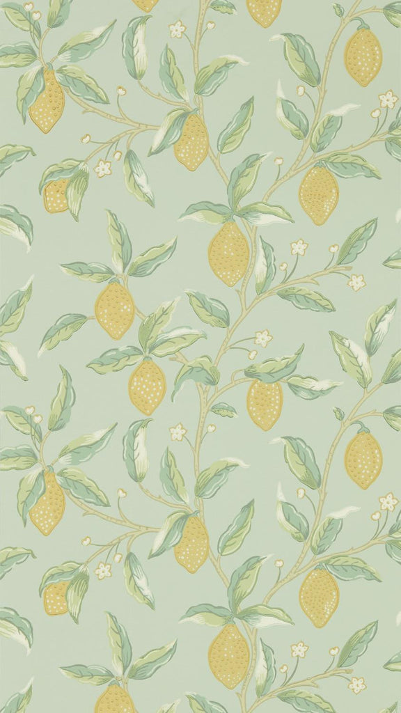Morris & co Lemon Tree Sage Wallpaper