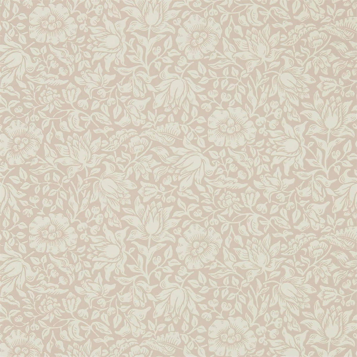 Morris & Co Mallow Dusky Rose Wallpaper