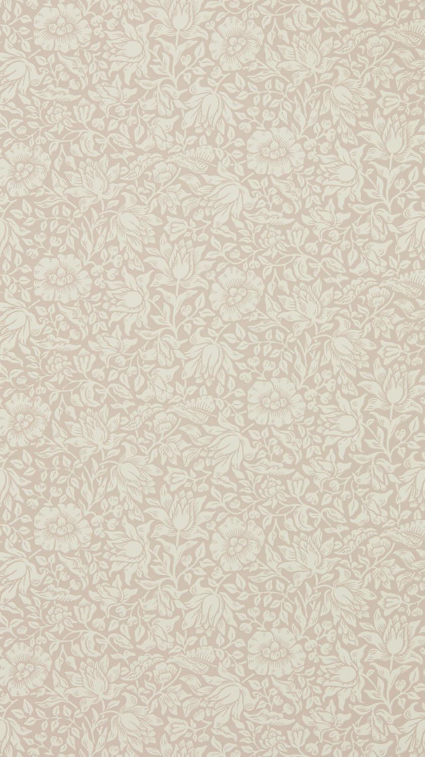 Morris & co Mallow Dusky Rose Wallpaper