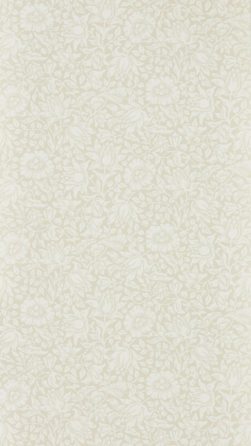 Morris & co Mallow Cream Ivory Wallpaper
