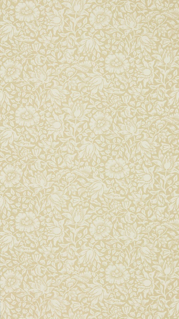 Morris & Co Mallow Soft Gold Wallpaper