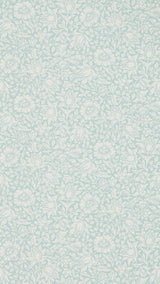Morris & co Mallow Chalk Duck Egg Wallpaper