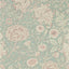 Morris & Co Double Bough Teal Rose Wallpaper