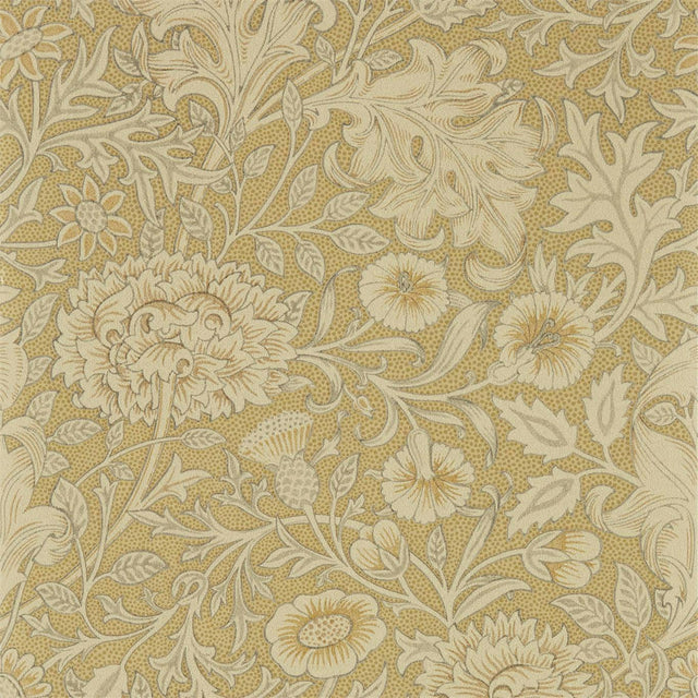 Morris & Co Double Bough Antique Gold Wallpaper