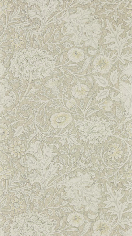 Morris & co Double Bough Pewter Wallpaper