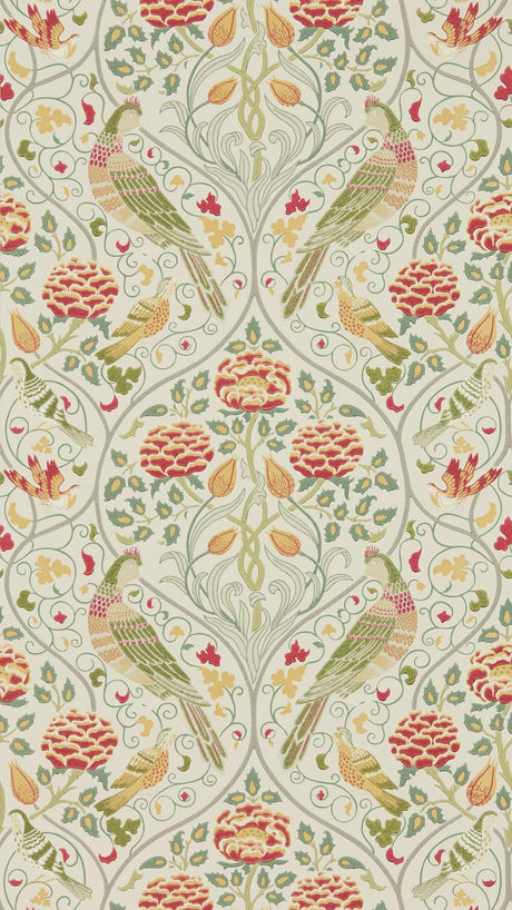 Morris & co Seasons by May Linen Wallpaper