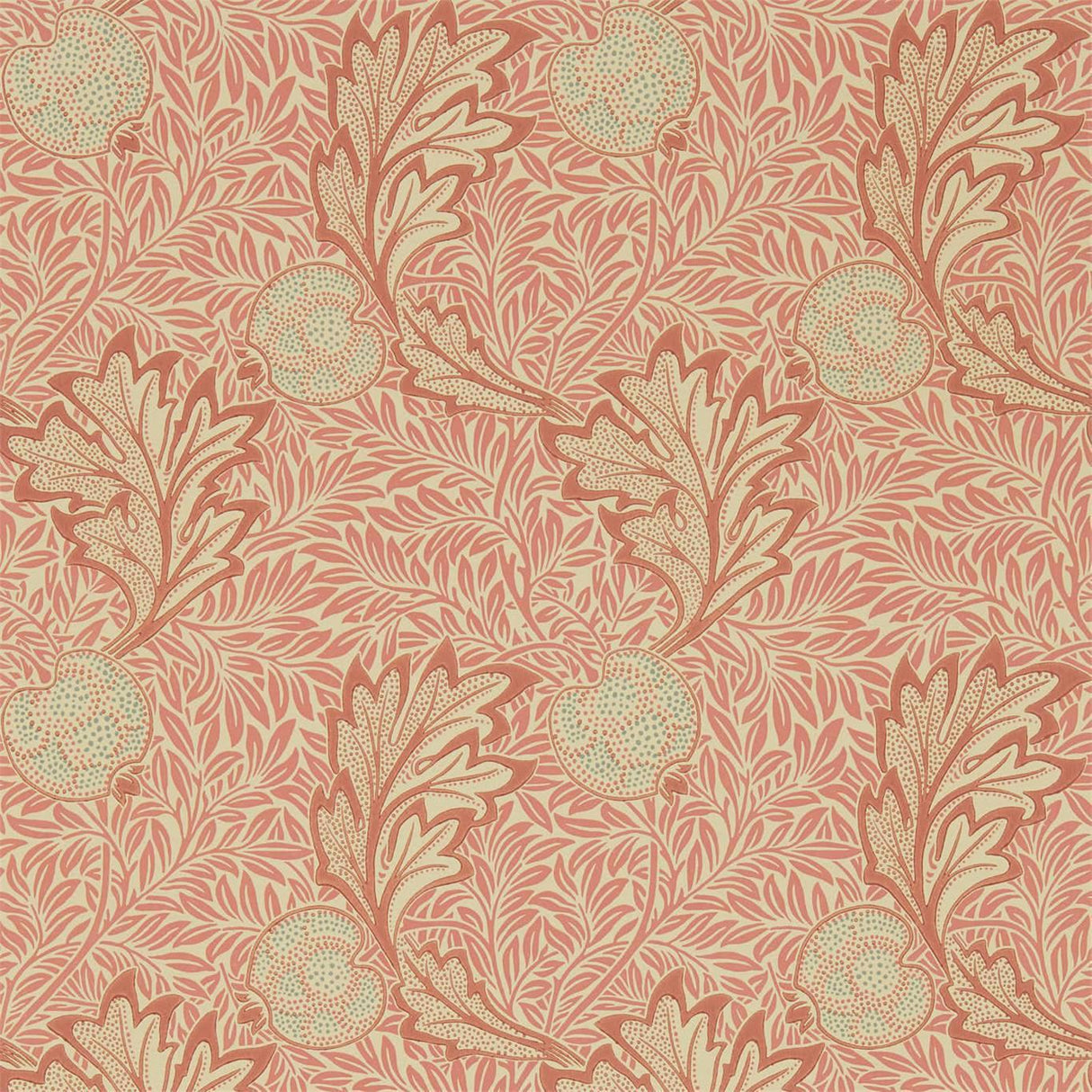Morris & Co Apple Rust Gold Wallpaper