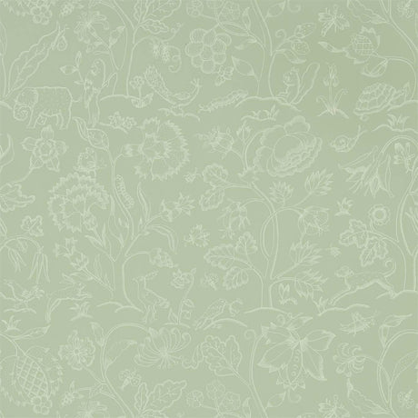 Morris & Co Middlemore Sage Grey Wallpaper