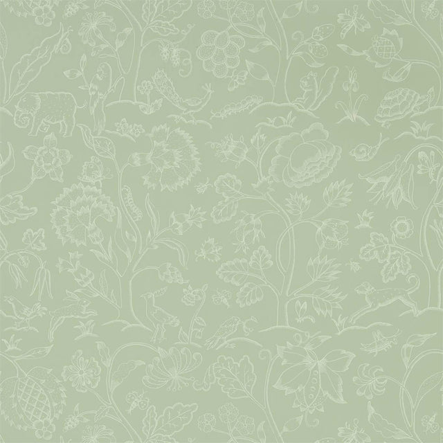 Morris & Co Middlemore Sage Grey Wallpaper
