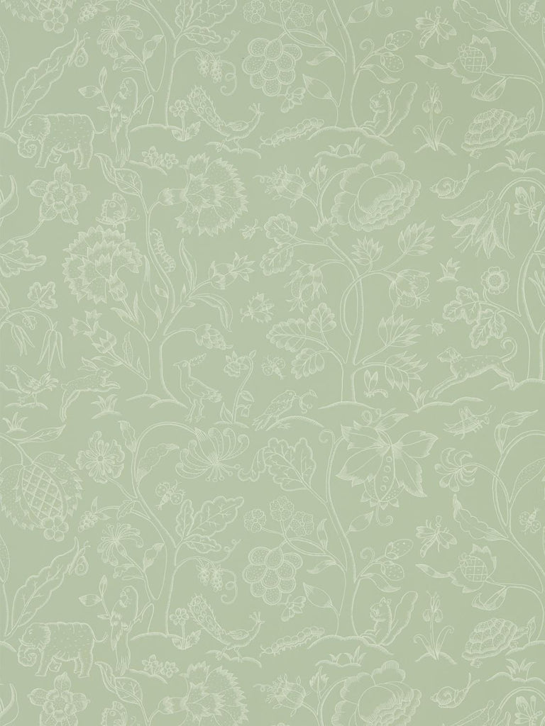 Morris & Co Middlemore Sage Grey Wallpaper