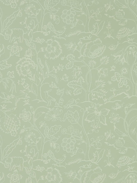 Morris & co Middlemore Sage Grey Wallpaper