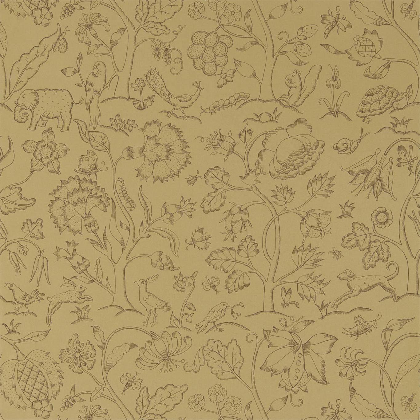 Morris & Co Middlemore Antique Gold Wallpaper by Morris & Co