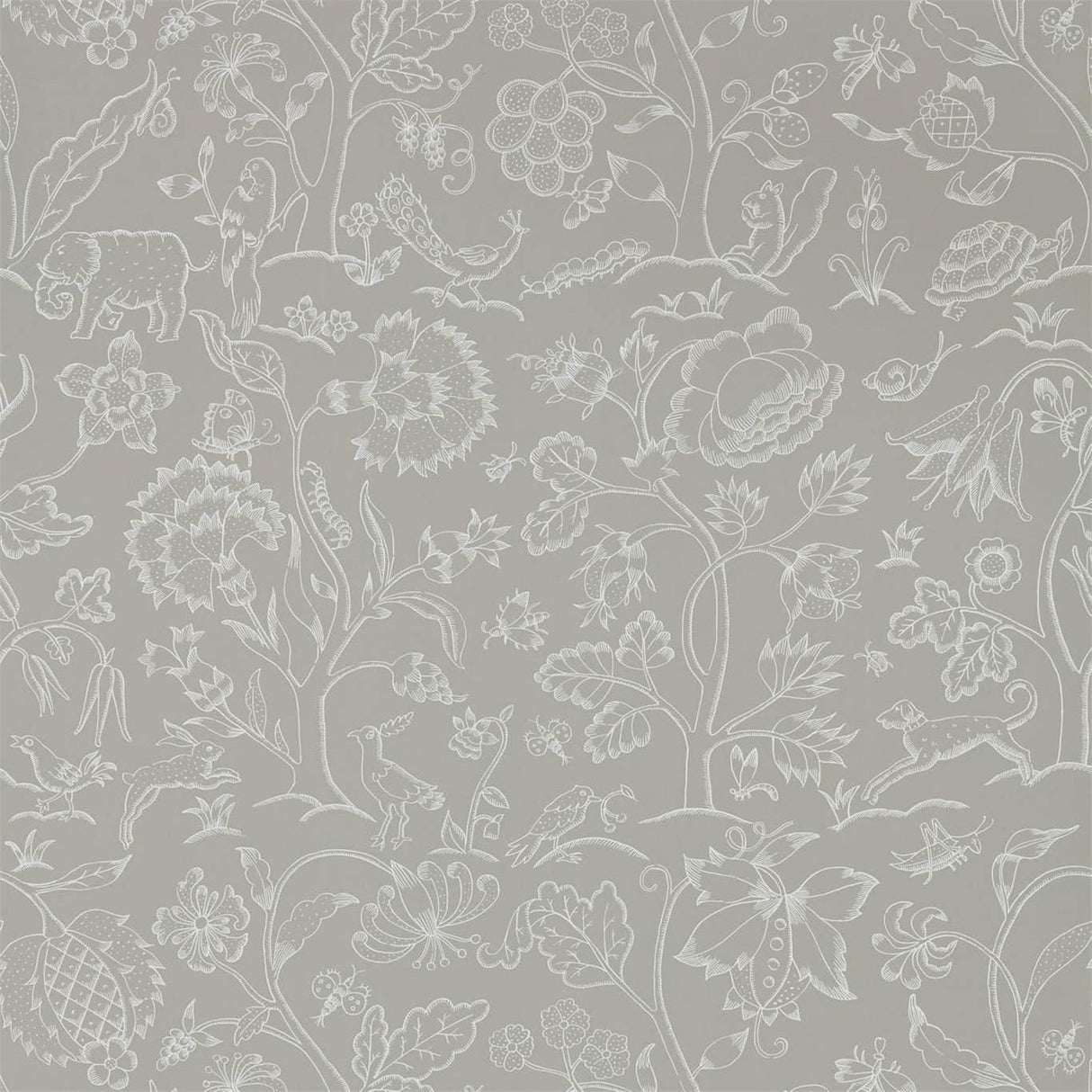 Morris & Co Middlemore Linen Chalk Wallpaper