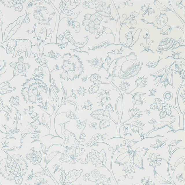 Morris & Co Middlemore Cornflower Chalk Wallpaper