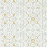 Morris & Co Brophy Trellis Ivory Sage Wallpaper