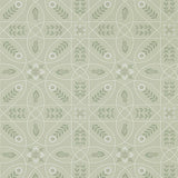 Morris & Co Brophy Trellis Sage Linen Wallpaper