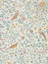 Morris & co Newill Indigo Saffron Wallpaper