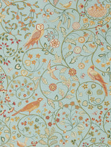 Morris & co Newill Peppermint Russet Wallpaper