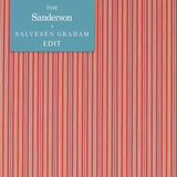 Sanderson Melford Stripe Rowan Berry Fabric