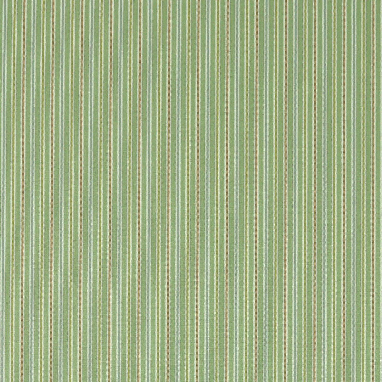 Sanderson Melford Stripe Fern Fabric