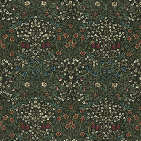Morris & Co Blackthorn Green Fabric