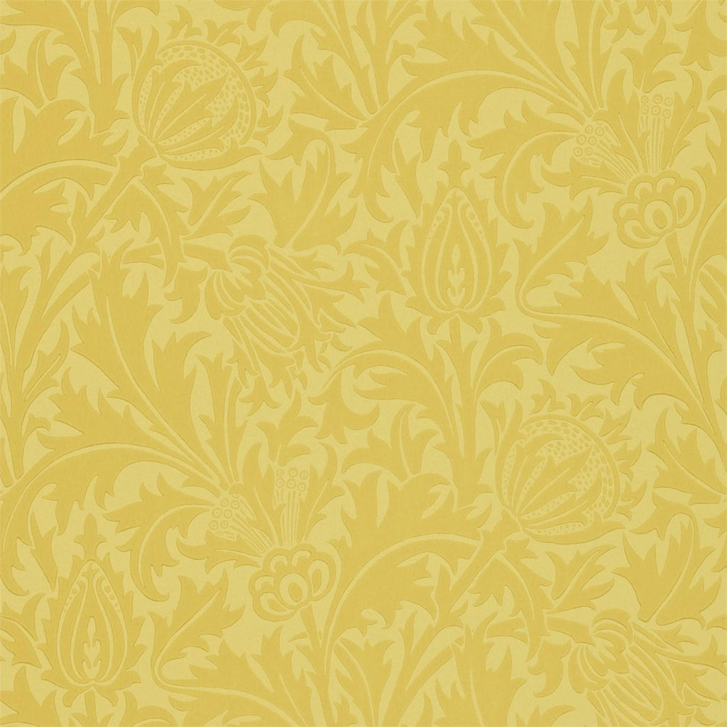 Morris & co Thistle Gold Wallpaper