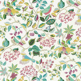 Sanderson Birds & Berries Fern Fabric