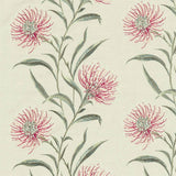 Sanderson Catherinae Embroidery Fuchsia Fabric