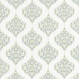 Sanderson Orchard Tree Gardenia Green Fabric