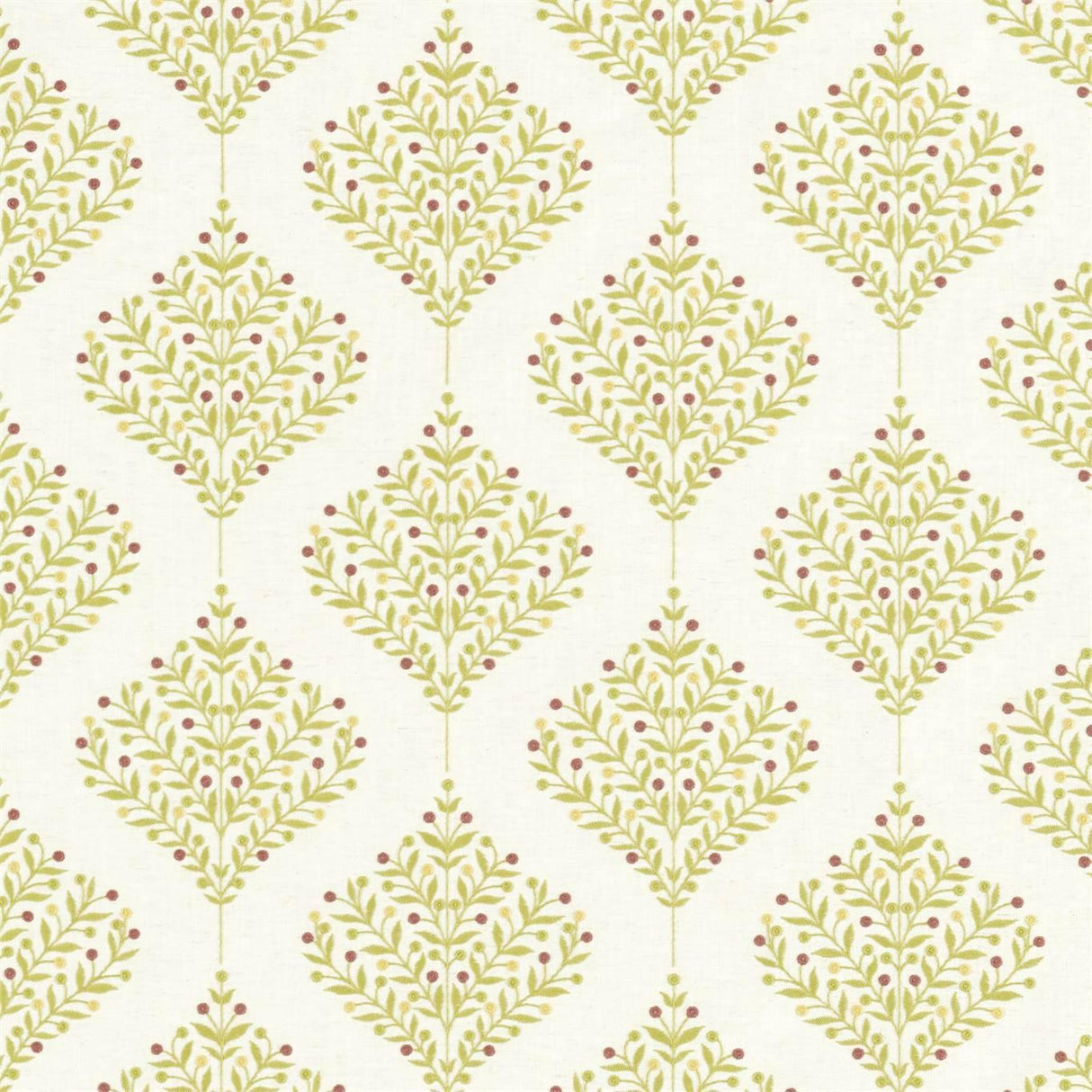 Sanderson Orchard Tree Lime Fabric