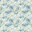 Sanderson Poet`s Garden Teal/Indigo Fabric